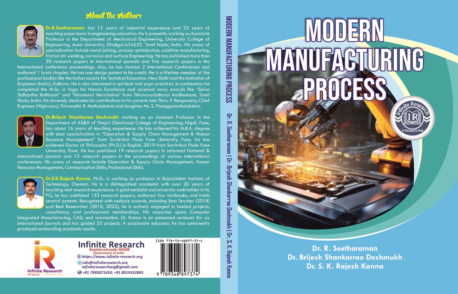 Modern Manufacturing Process — Book Cover